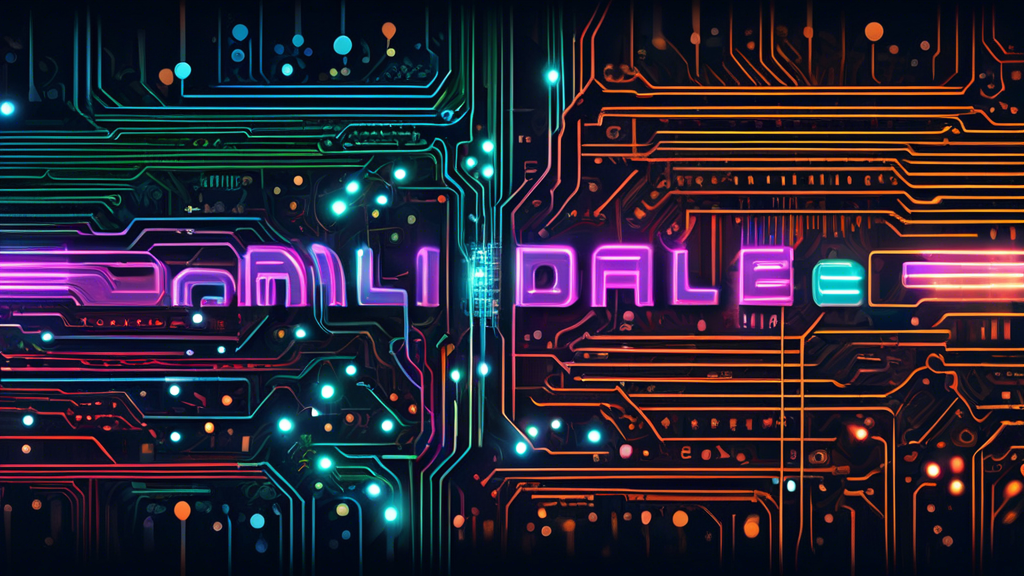 DALL-E Prompt:nA circuit board with glowing lines and nodes, illuminating the text NMI in a digital font, representing the critical role of Non-Maskable Interrupts in computer systems.