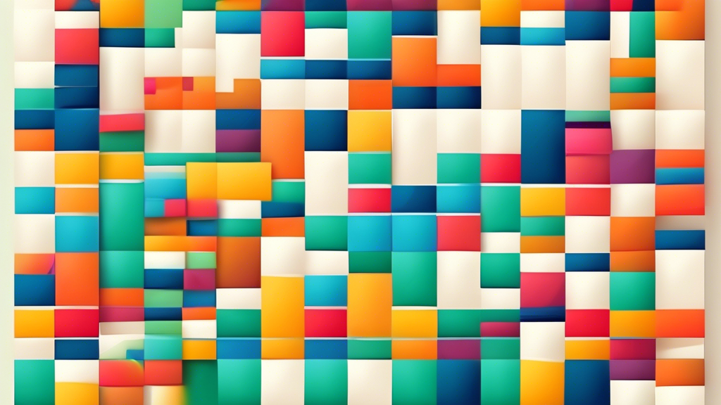 A calendar app with colorful blocks representing appointments and events