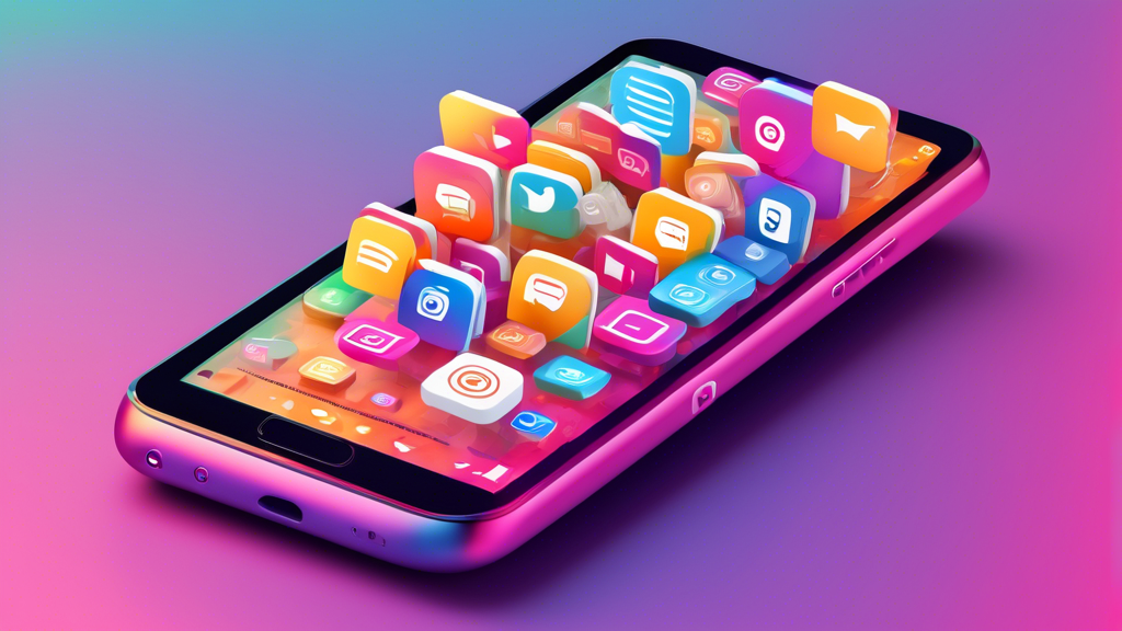 A smartphone with the Instagram direct message interface open and overflowing with unread messages