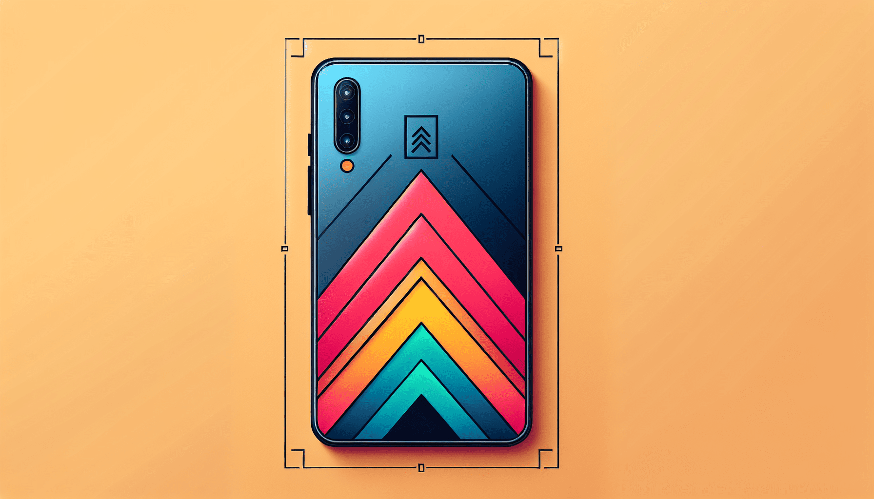 A photorealistic image of a sleek, modern smartphone with the Ath Movil logo on the back.