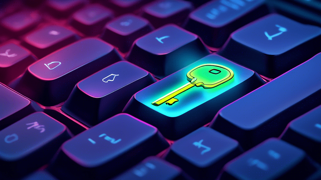 A glowing key hovering over a laptop keyboard with Tipalti on the screen.
