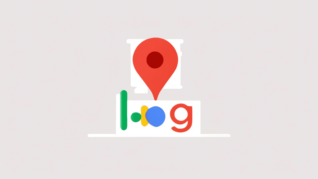 A blurry and pixelated photo of the Google My Business logo with a large red REJECTED stamp over it.