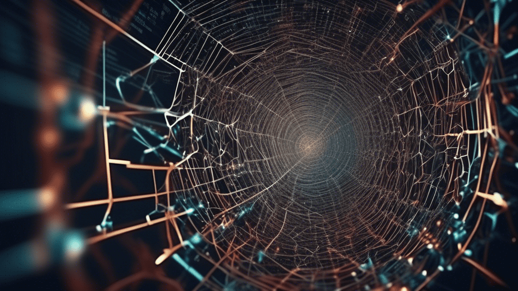 A tangled web of code resolving into a single, predetermined output.