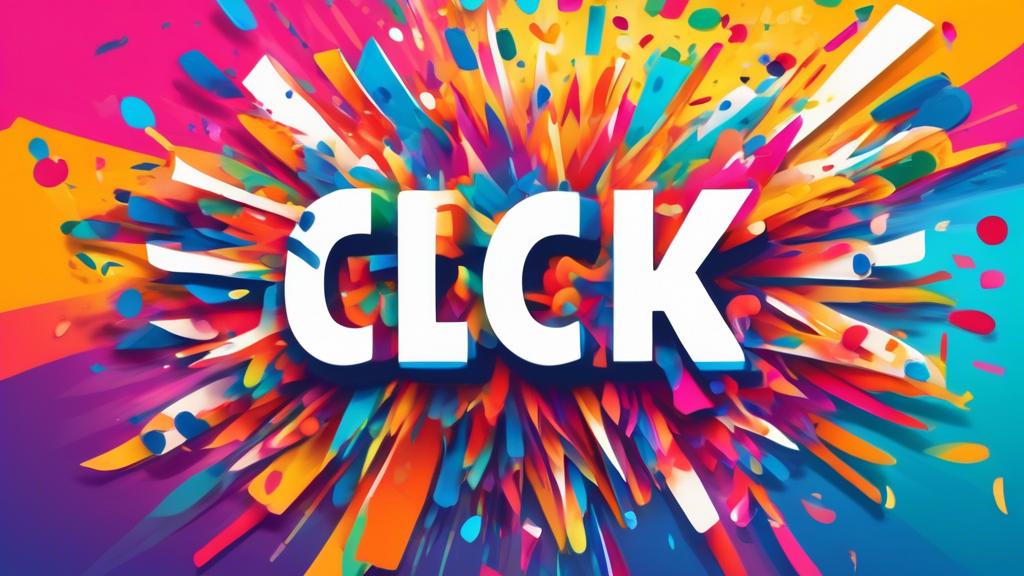 A website with a single button that says click here and when clicked, confetti explodes on the screen.