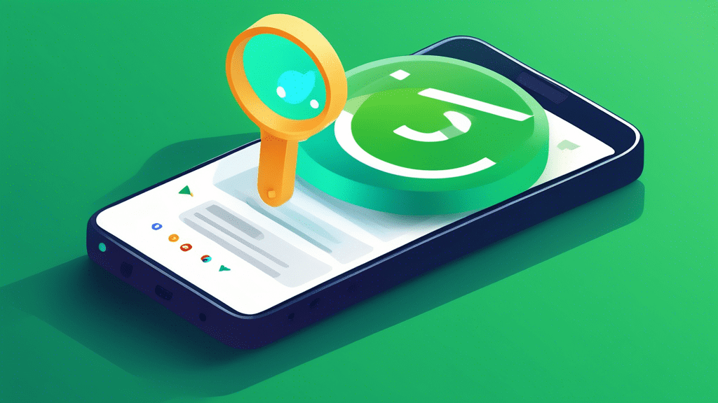 A magnifying glass hovering over a smartphone displaying a Google My Business profile with a green checkmark confirming verification.