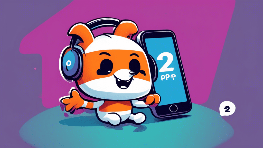 A cartoon mascot of the Reddit logo sending a text message on a mobile phone with a banner behind it that reads A2P Marketing.