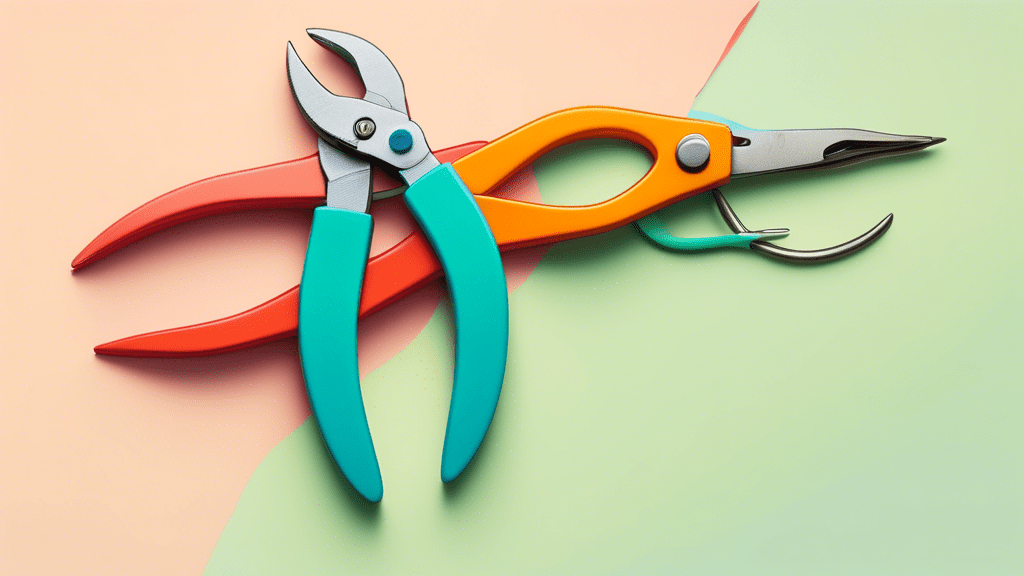A tiny URL link squeezed tightly by a giant pair of pliers.