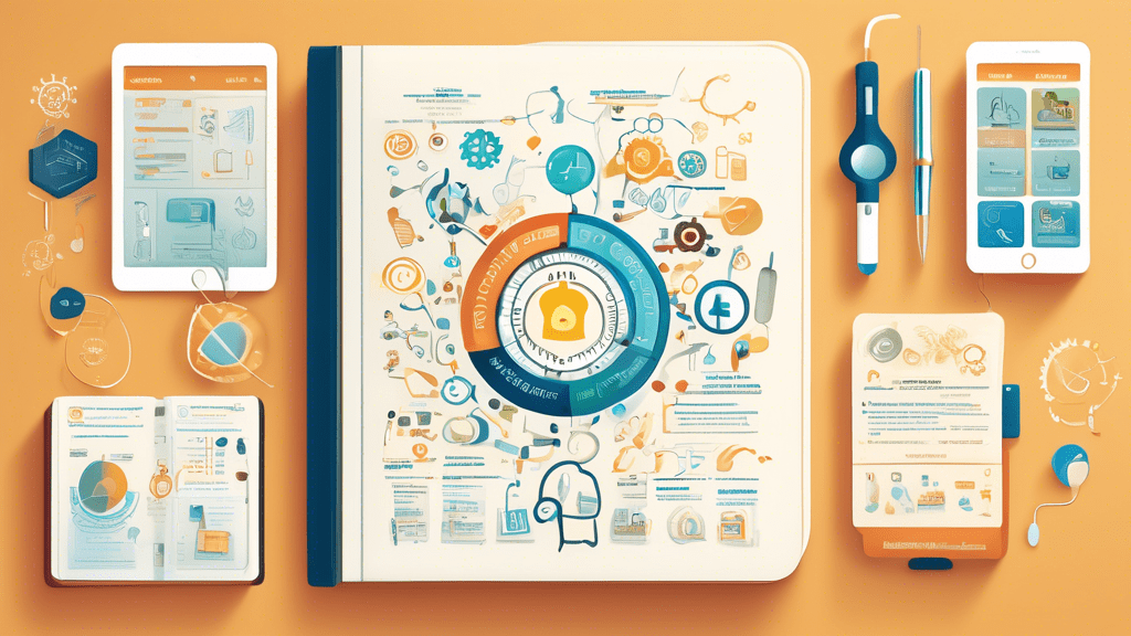 Create an illustration that visually represents Understanding GHL: A Comprehensive Guide. Depict a well-organized digital or physical guidebook with the title prominently displayed. Surround the guide