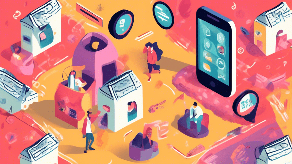 Create an image of a smartphone screen showing an incoming call with the caller ID labeled Scam Likely. The background should depict a person holding the phone with a surprised or cautious expression,