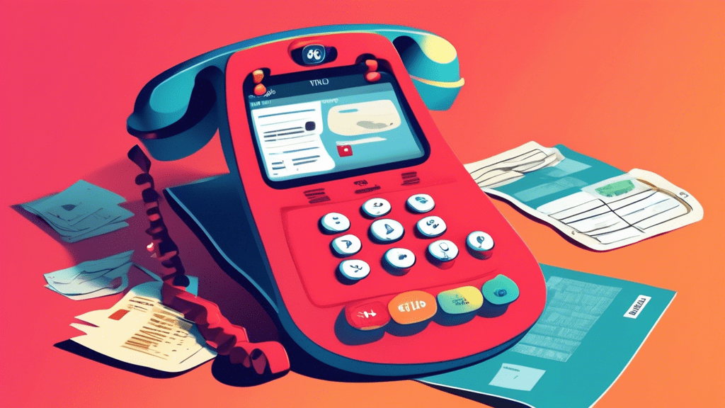 A confused cartoon phone looking at a giant, itemized bill with Twilio SMS at the top.