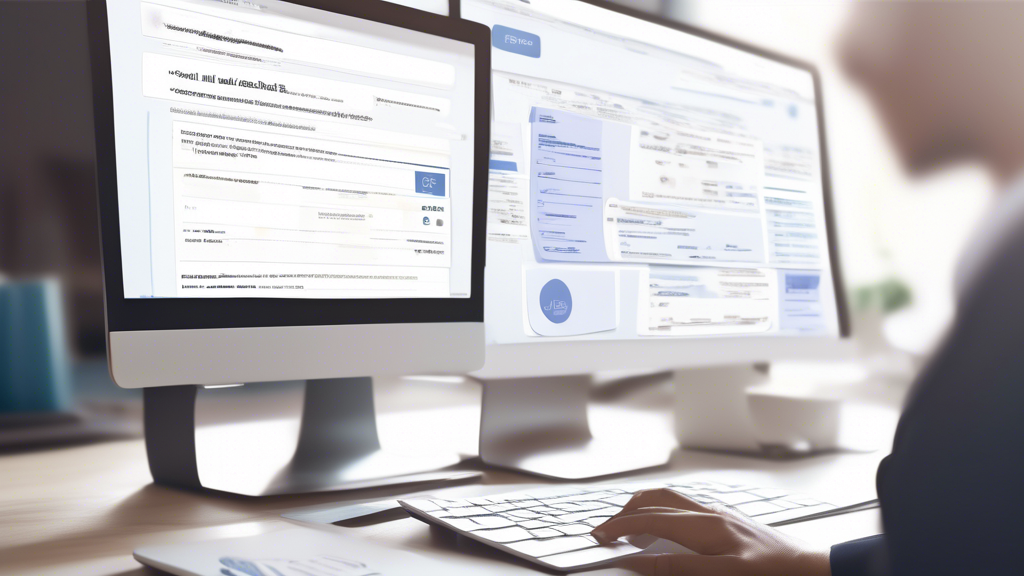 A professional image depicting a business email interface on a computer screen, highlighting the ‘To’, ‘CC’, and ‘BCC’ fields. The screen shows an email be