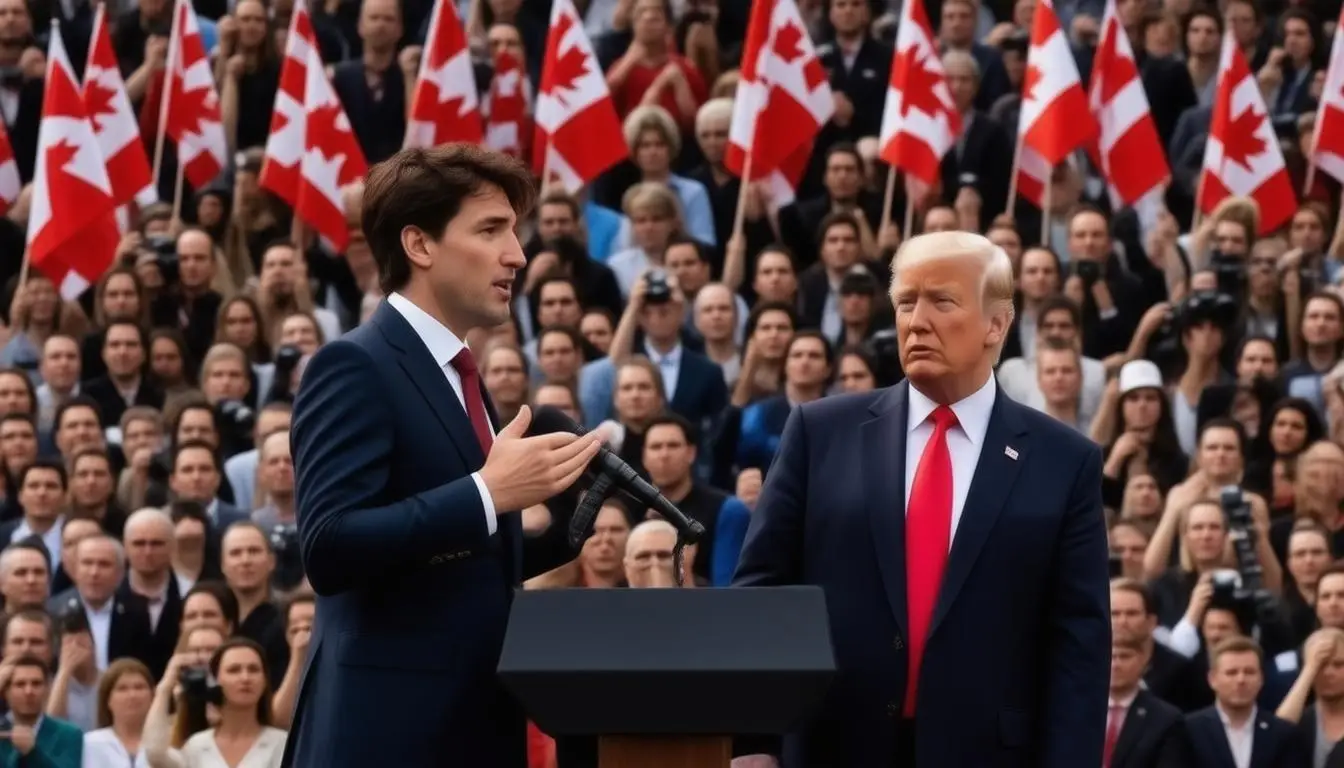 Justin Trudeau's Powerful Address: A Head-On Confrontation with Trump