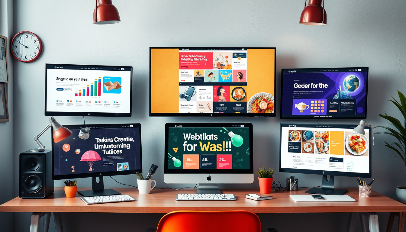 Boost Your Marketing Game with Our New Versatile Web Templates for Every Industry!